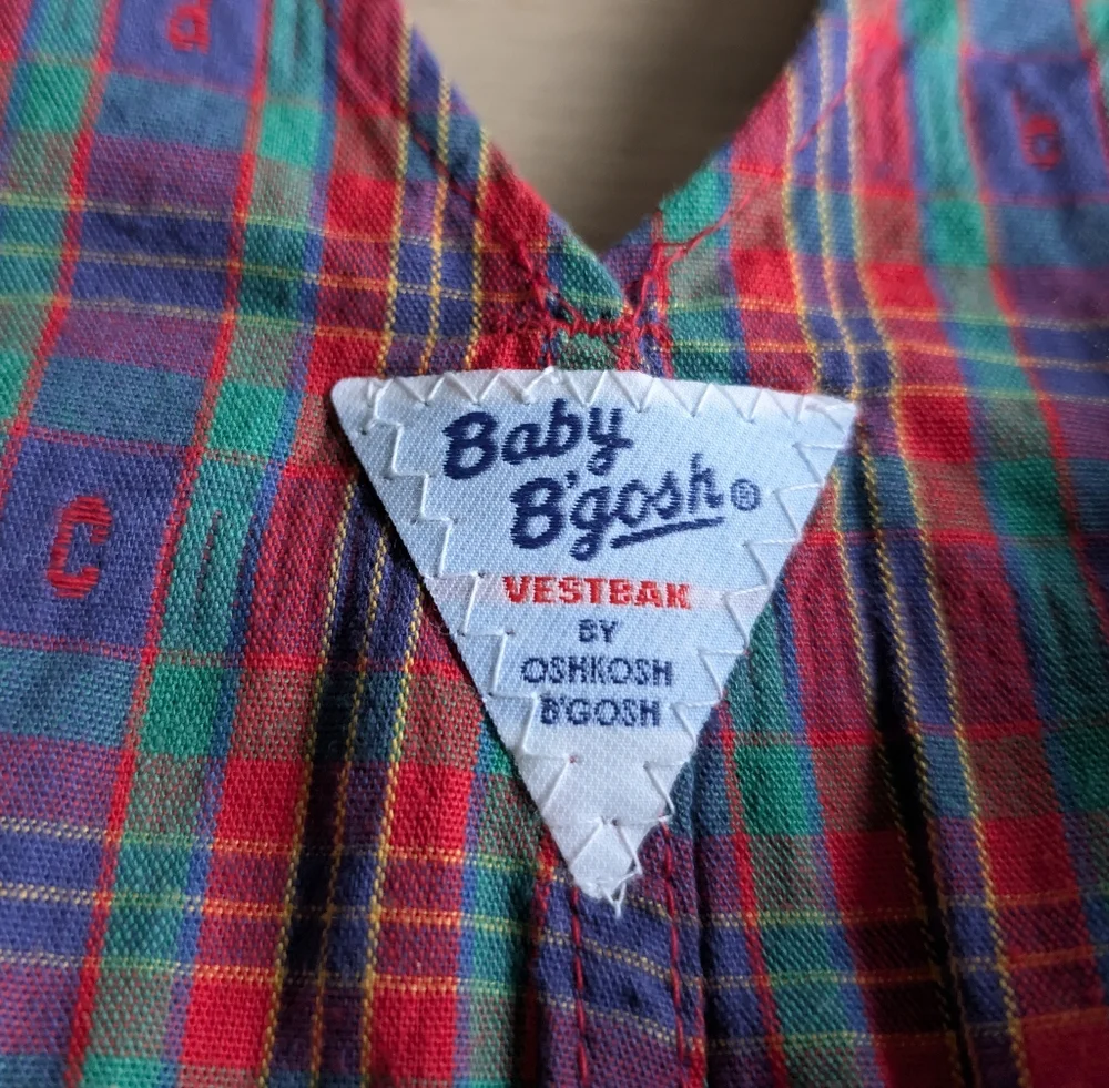 Vintage Baby B'Gosh Vestbak by Oshkosh B'Gosh Overalls NEW‎ w/ Tags 18mo